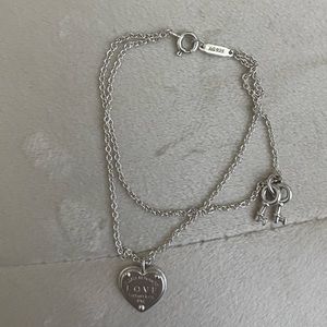 Tiffany and Co. Love Heart Tag Key Bracelet